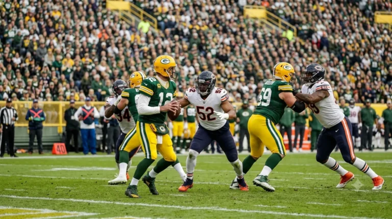 green bay packers vs chicago bears match player stats