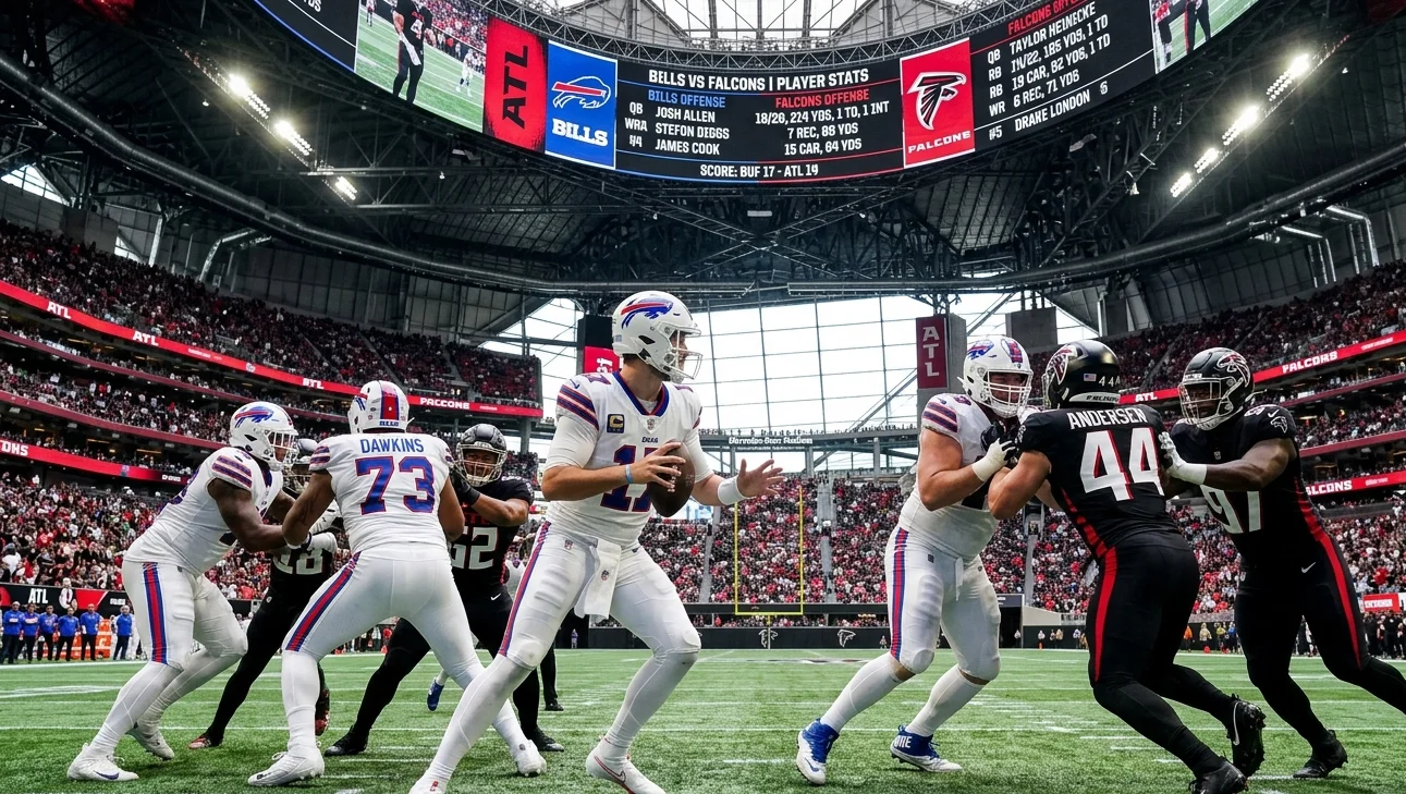 buffalo bills vs atlanta falcons match player stats