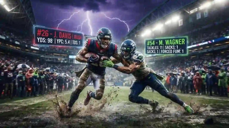 texans vs seahawks match player stats