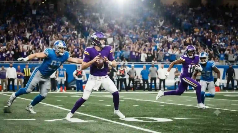 Minnesota Vikings vs Detroit Lions Match Player Stats