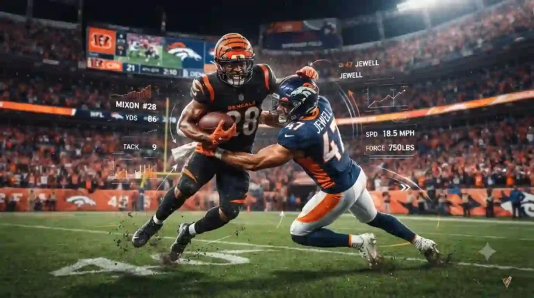 Cincinnati Bengals vs Denver Broncos Match Player Stats