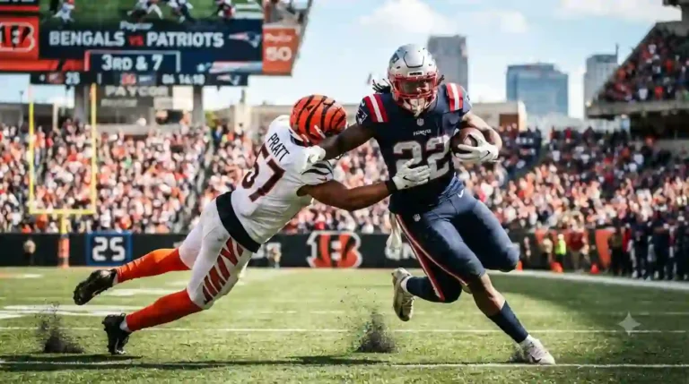 New England Patriots vs Bengals Match Player Stats