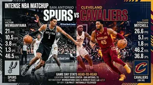 San Antonio Spurs vs Cleveland Cavaliers Match Player Stats: The Complete Breakdown