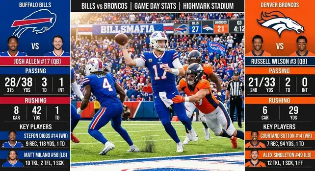 Buffalo Bills vs Denver Broncos Match Player Stats: Complete Breakdown
