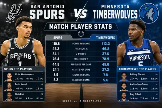 San Antonio Spurs vs Timberwolves Match Player Stats: The Complete Breakdown Every Fan Needs